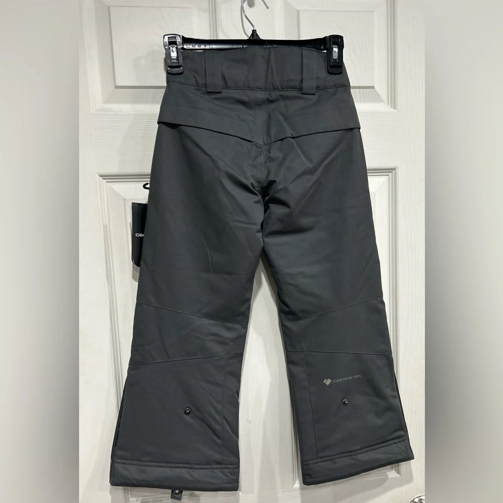 Obermeyer Boys Size Teen XS 9 Brisk Snow Pants Grey NWT Ski Snowboard
